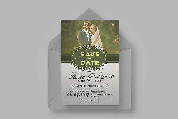 Wedding Invitation in Wedding Templates - product preview 4
