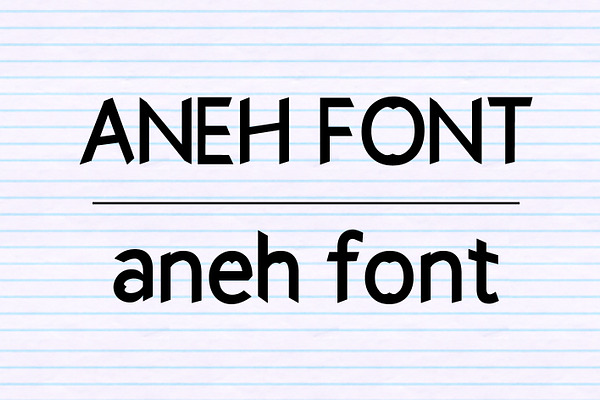 Aneh Font