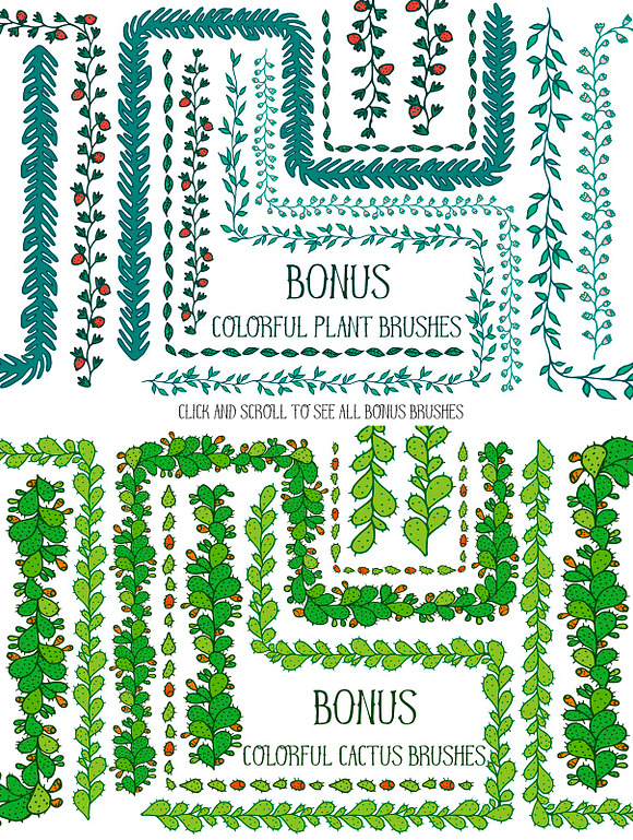 50 Vector Pattern Brushes in Photoshop Brushes - product preview 2