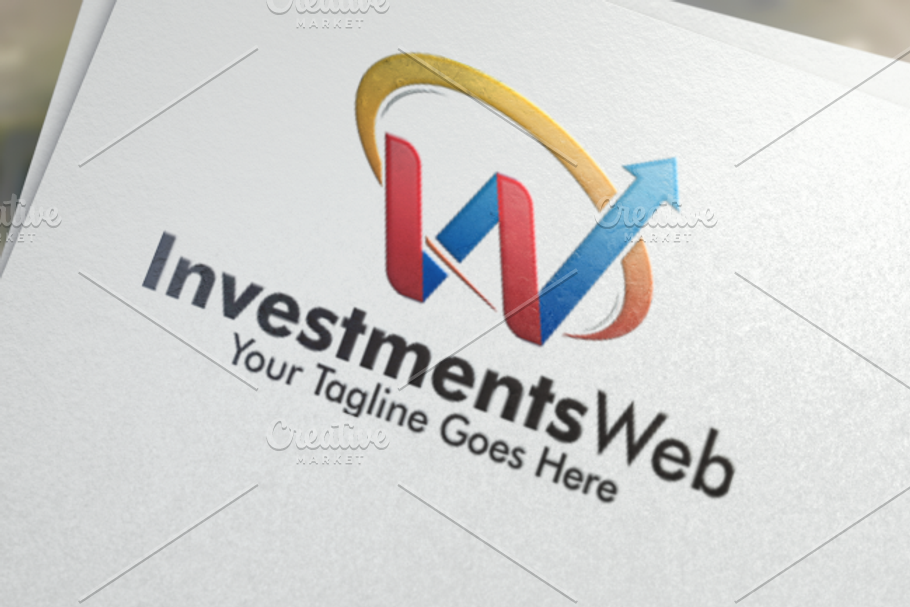 Investments Web | Letter W | Logo in Logo Templates - product preview 8