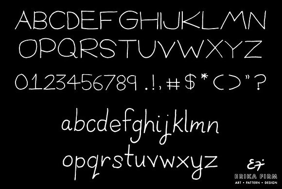 Grade School Hand OpenType Font in Fonts - product preview 1