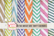 On the Bright Side {dirty chevrons}