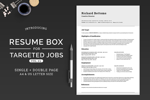 Resume Box for Targeted Jobs V.1
