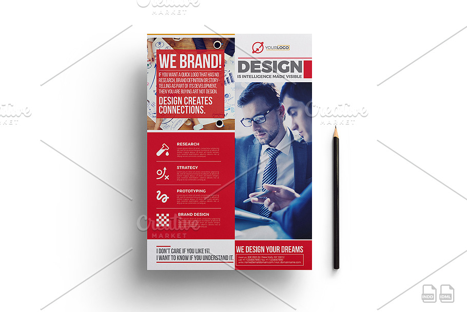 Corporate Flyer A4 - Vol3 in Flyer Templates - product preview 8