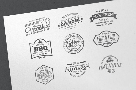 48 Vintage Badges and Labels Bundle in Logo Templates - product preview 2