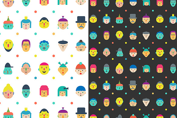 20 faces. Flat gesign. in Face Icons - product preview 2