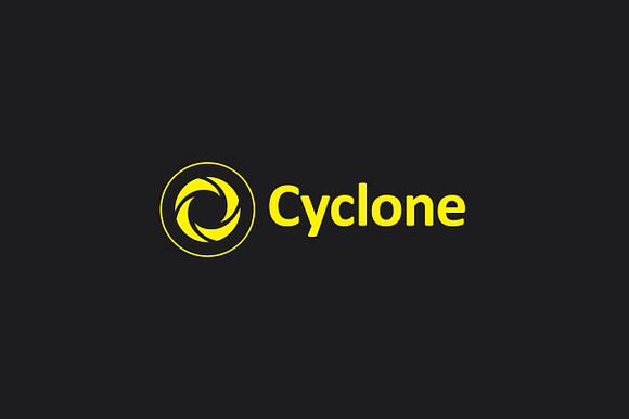 Cyclone logo vector in Logo Templates - product preview 3