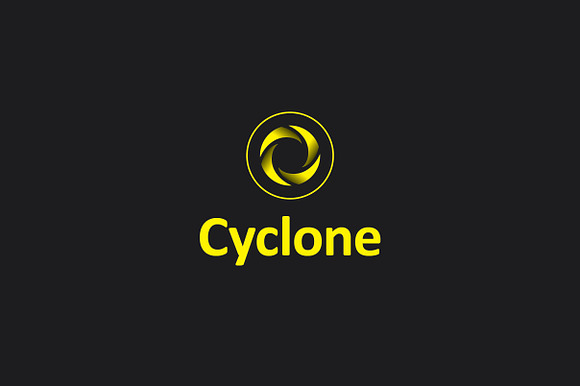 Cyclone logo vector in Logo Templates - product preview 5