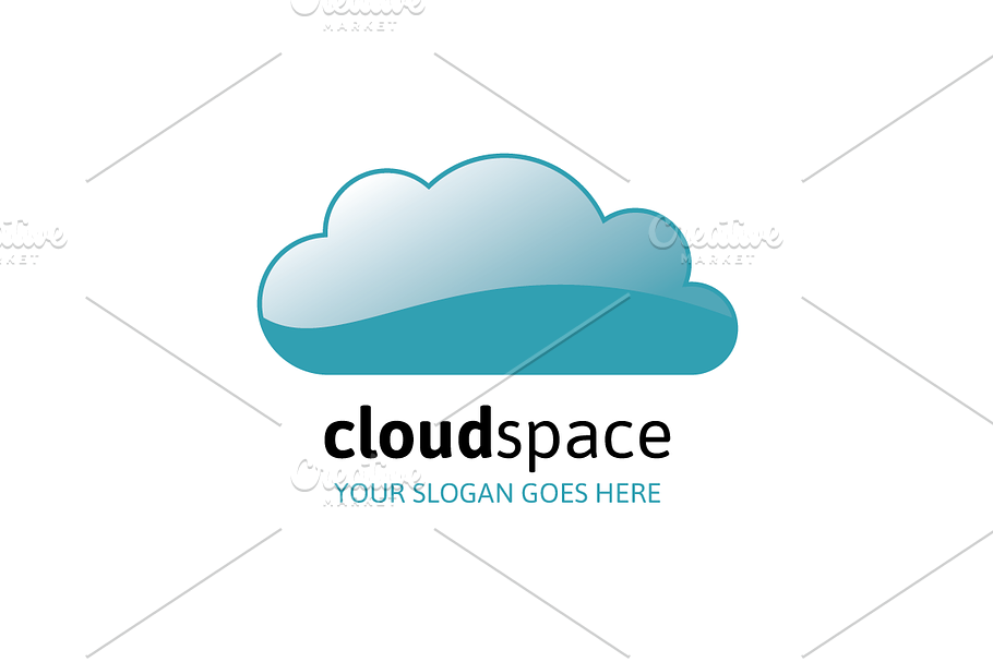 Cloud Space Logo in Logo Templates - product preview 8