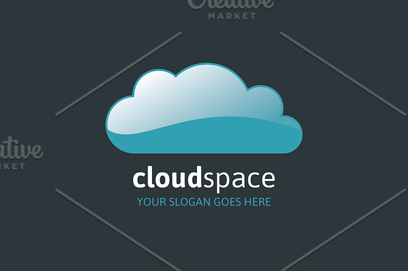 Cloud Space Logo in Logo Templates - product preview 1