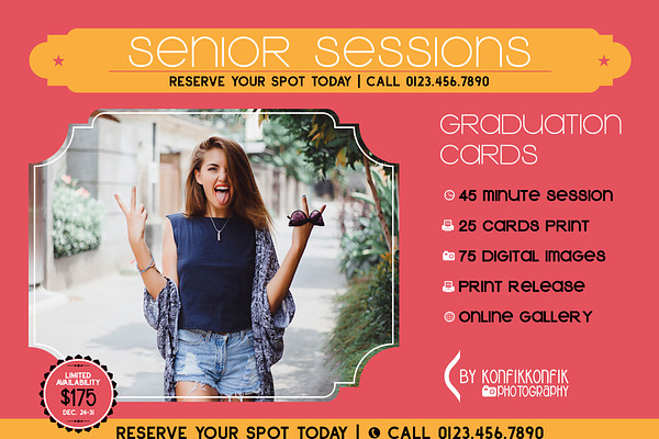 Mini Senior Session Card