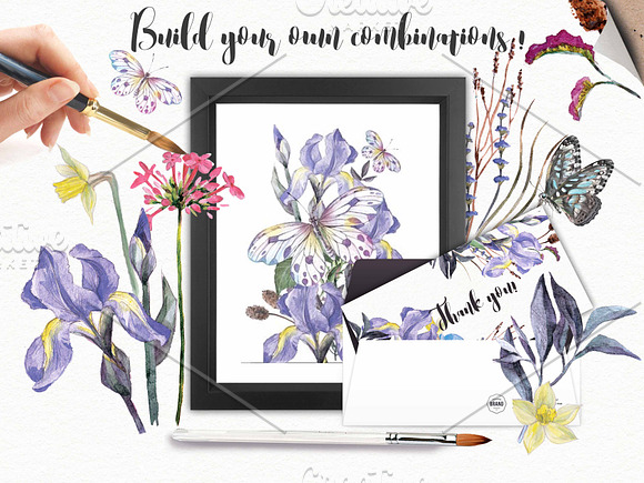   Wildflowers pack 75 PNG in Illustrations - product preview 4