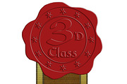 JPG HQ Third Class Wax Seal + Ribbon