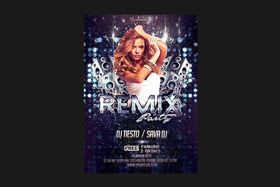 Remix Party Flyer 