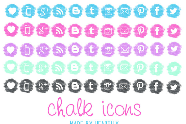 Chalk Icon Brushes & Vectors