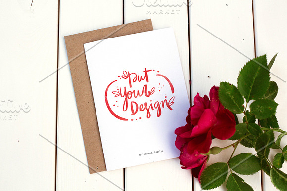 6 greeting & visit cards mock ups in Print Mockups - product preview 4