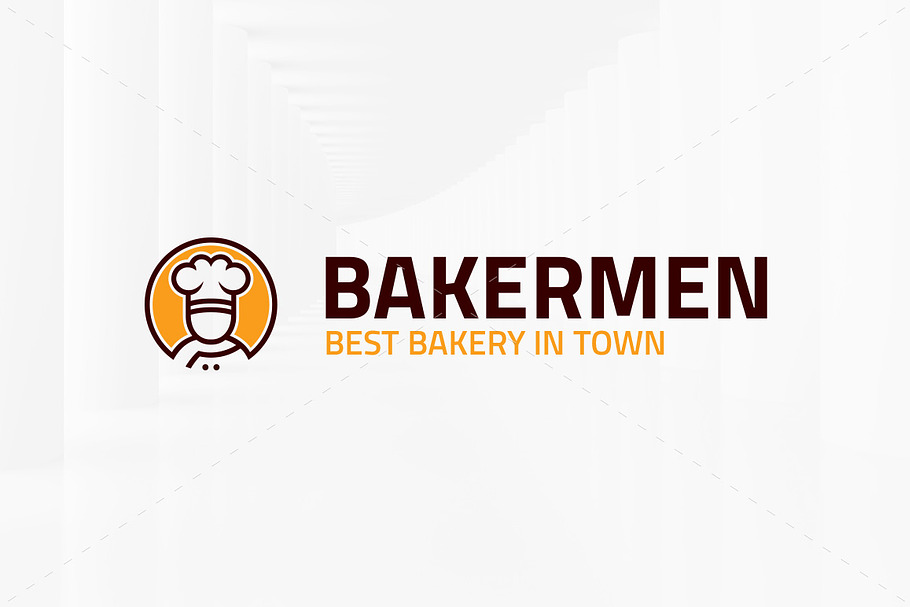 Baker Man Logo Template | Creative Logo Templates ~ Creative Market