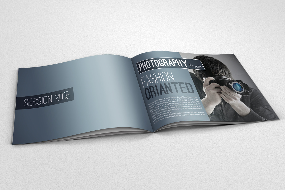 4 Pages Business Bi Fold Brochure  in Brochure Templates - product preview 8