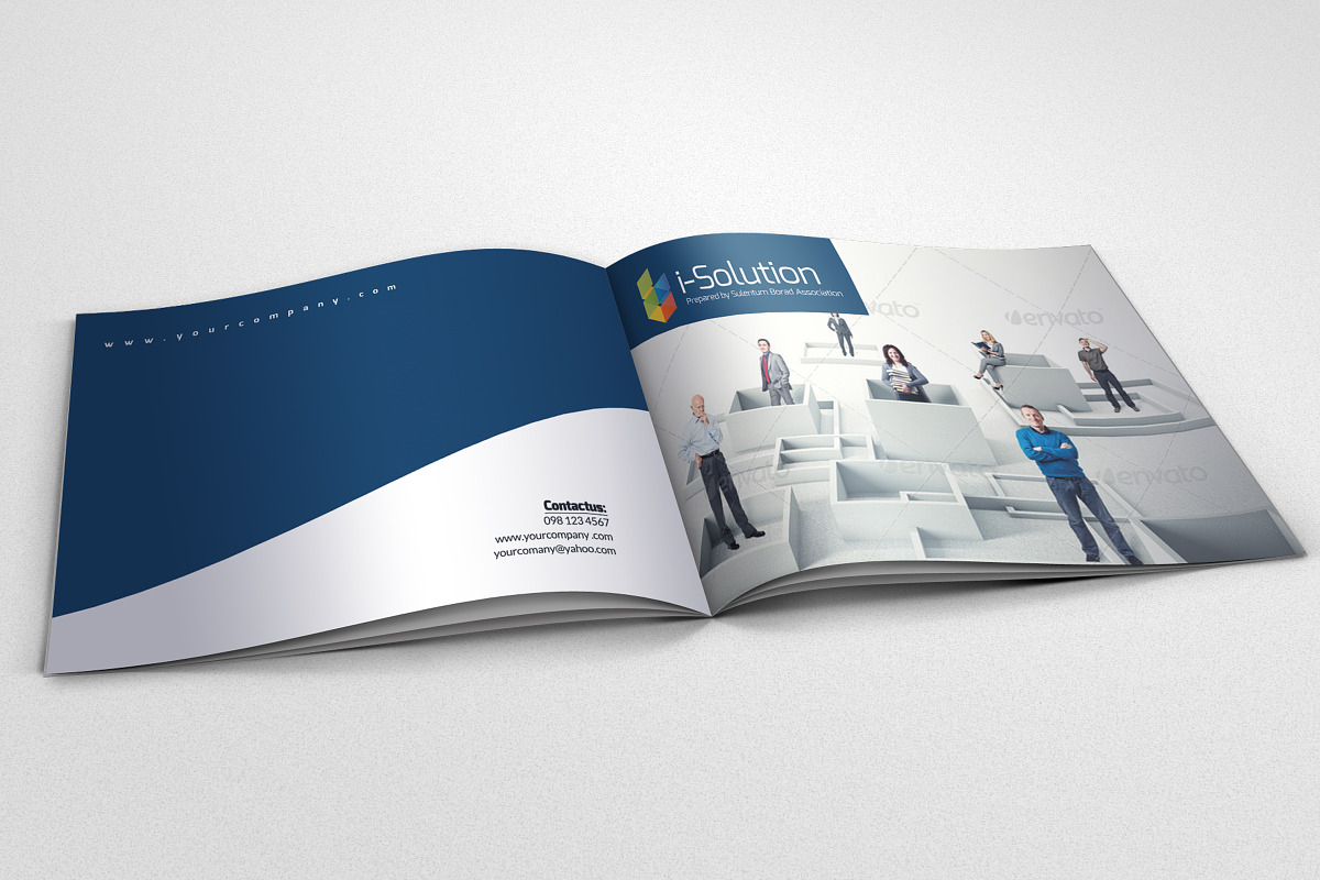 12 Pages Bi Fold Brochure Catalog in Brochure Templates - product preview 8