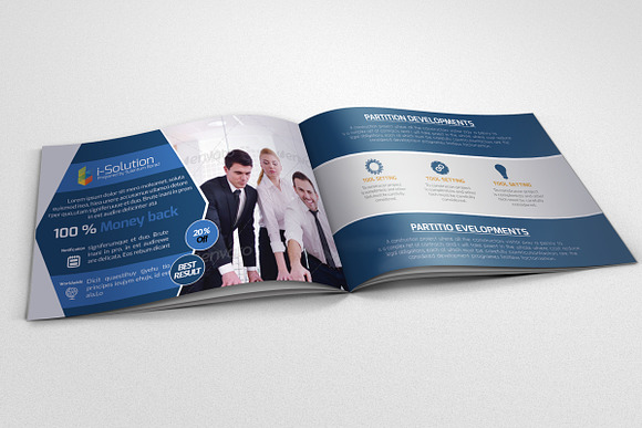12 Pages Bi Fold Brochure Catalog in Brochure Templates - product preview 5