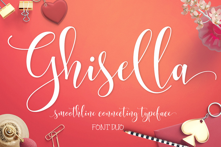 Ghisella in Script Fonts - product preview 8
