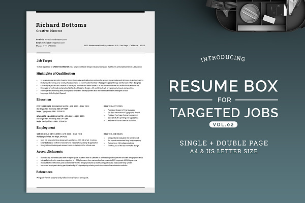 Resume Box for Targeted Jobs V.2