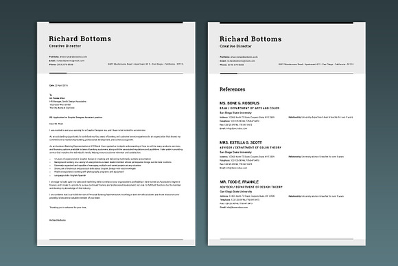 Resume Box for Targeted Jobs V.2 in Letter Templates - product preview 2