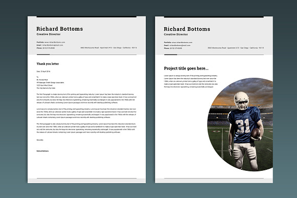 Resume Box for Targeted Jobs V.2 in Letter Templates - product preview 3