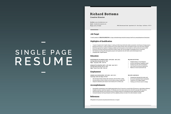Resume Box for Targeted Jobs V.2 in Letter Templates - product preview 5