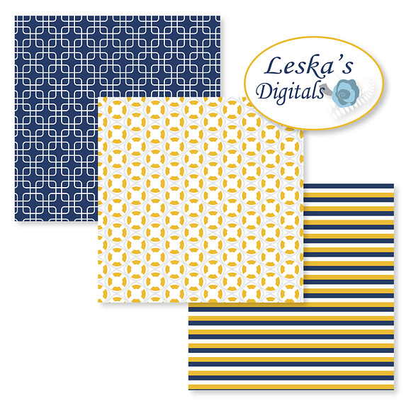 Nautical Digital Papers in Patterns - product preview 1