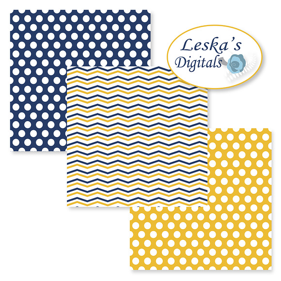 Nautical Digital Papers in Patterns - product preview 2