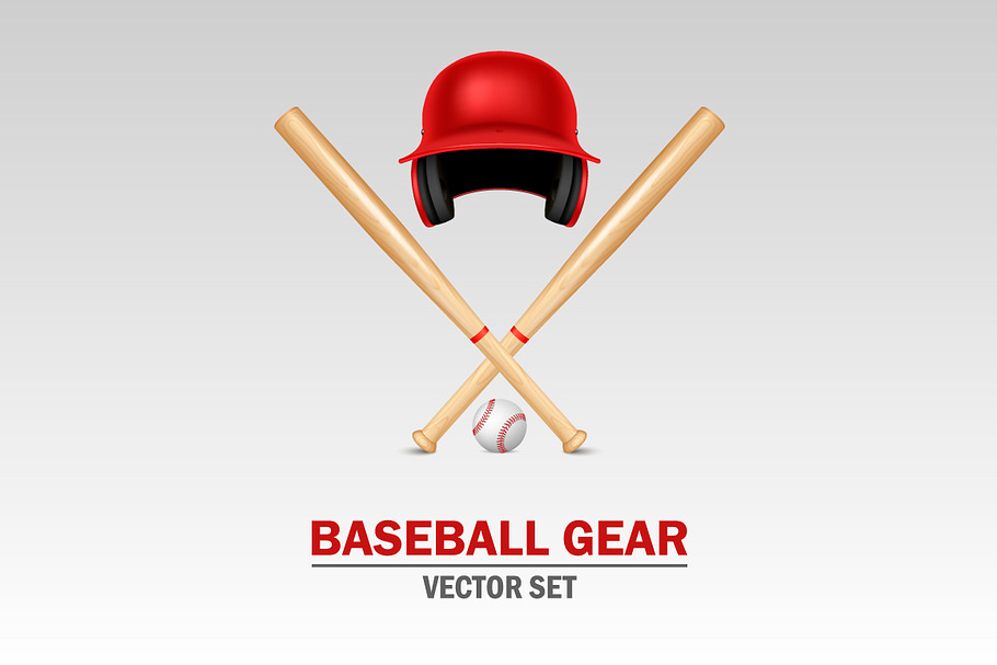 Baseball gear. in Objects - product preview 8