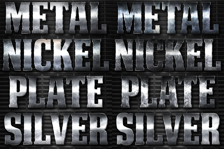 32 Extreme Metal Layer Styles 1