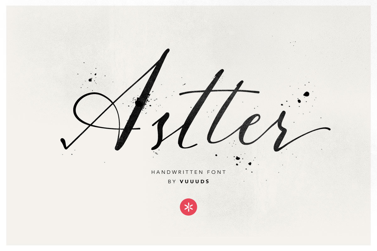 Astter in Script Fonts - product preview 8