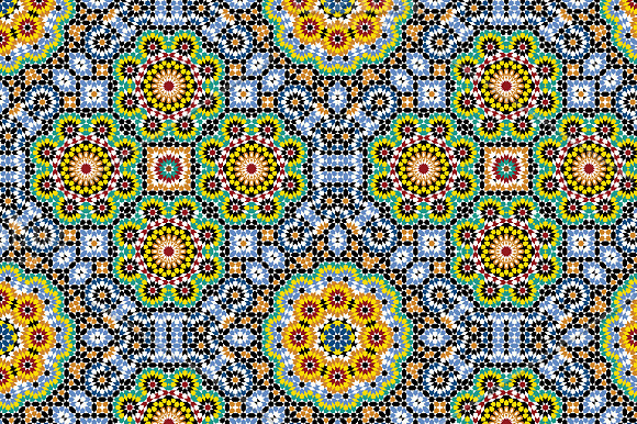 4 different Morocco patterns in Patterns - product preview 3