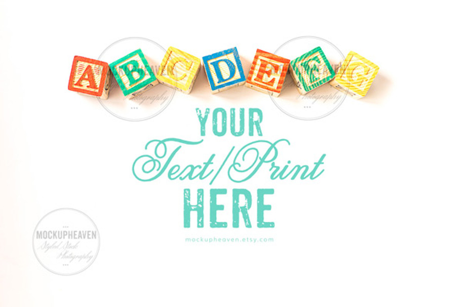Kid & Baby Styled Stock Photography in Print Mockups - product preview 8