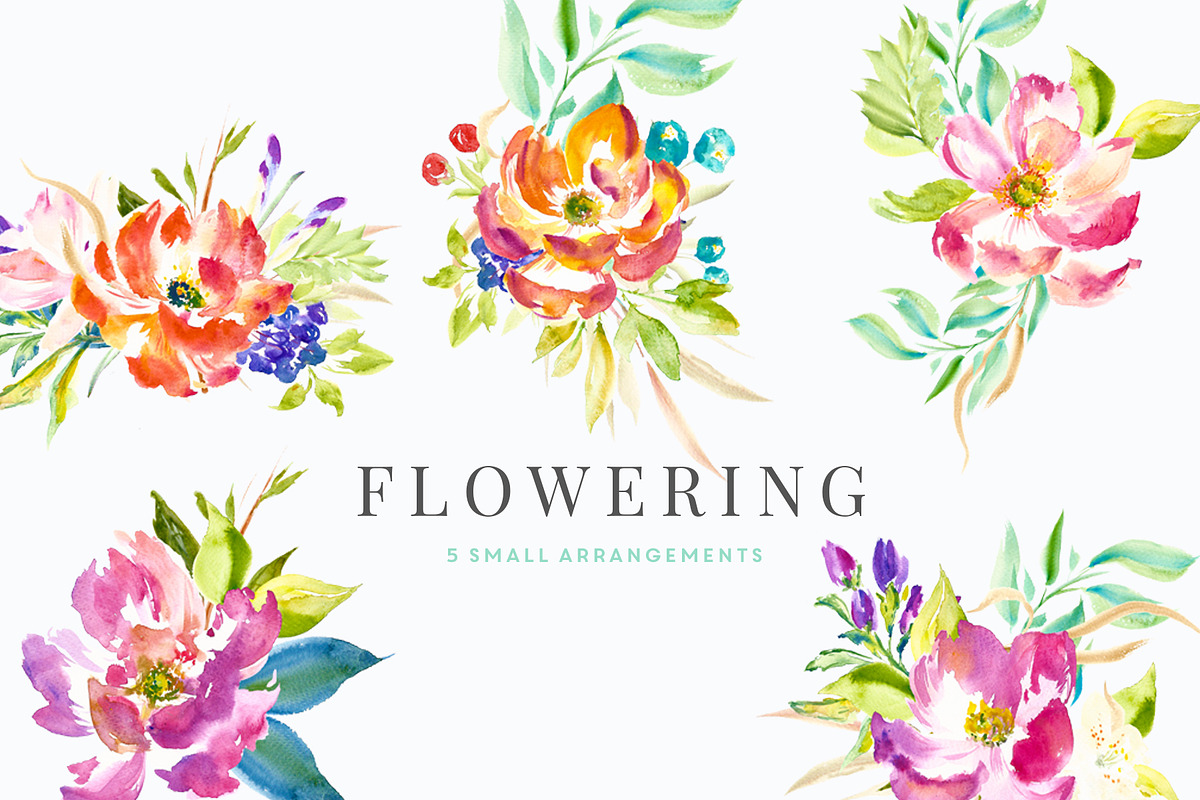The Design Kit - Flowering in Illustrations - product preview 8