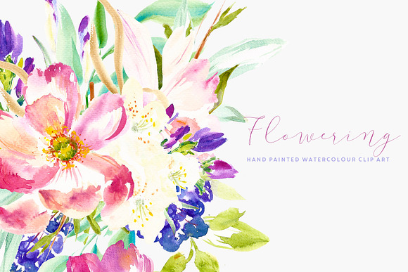 The Design Kit - Flowering in Illustrations - product preview 1