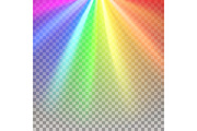 Rainbow rays element