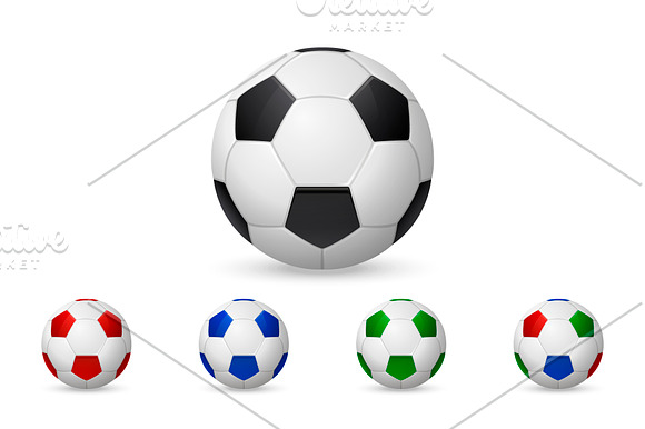 Soccer illustrations.  in Objects - product preview 5