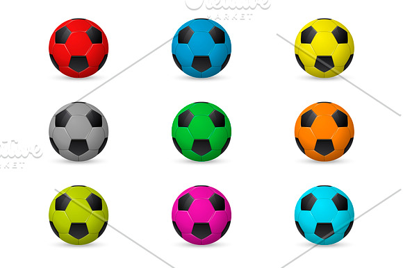 Soccer illustrations.  in Objects - product preview 6