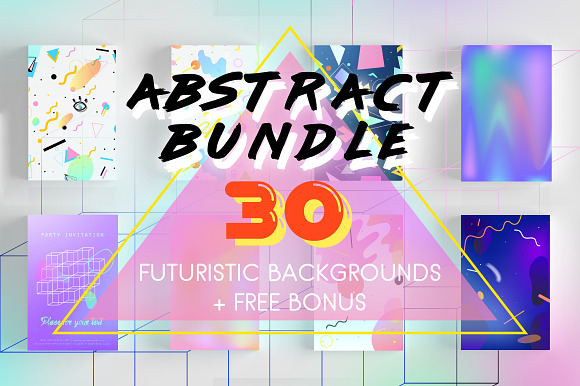 Abstract Bundle. 30 Prints + BONUS in Patterns - product preview 4