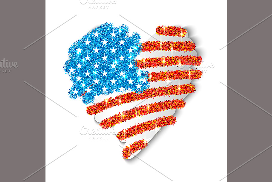 American Flag for Independence Day in Illustrations - product preview 8