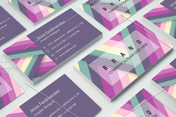 Modern Business Card Template Vol-06 in Business Card Templates - product preview 3