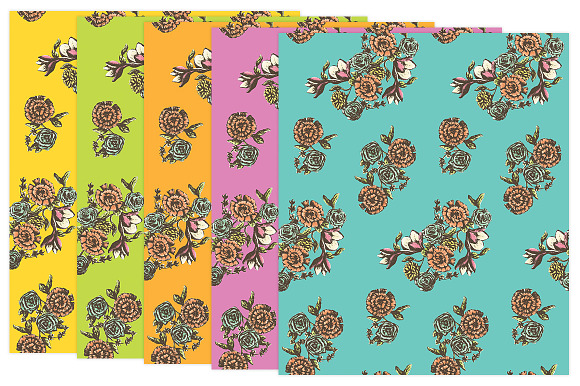 Hand Drawn Floral Big Pack in Patterns - product preview 2
