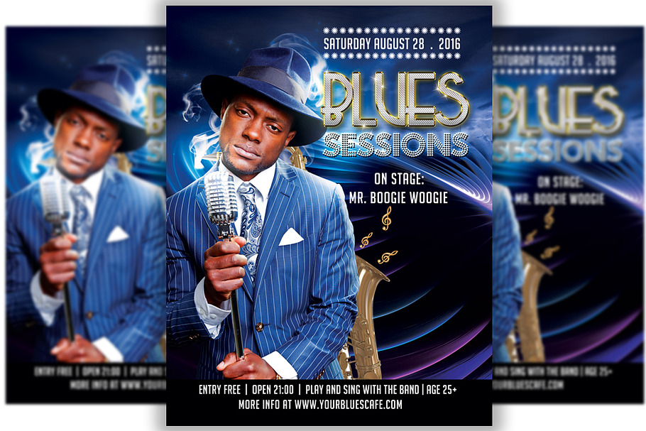 Blues Sessions Flyer