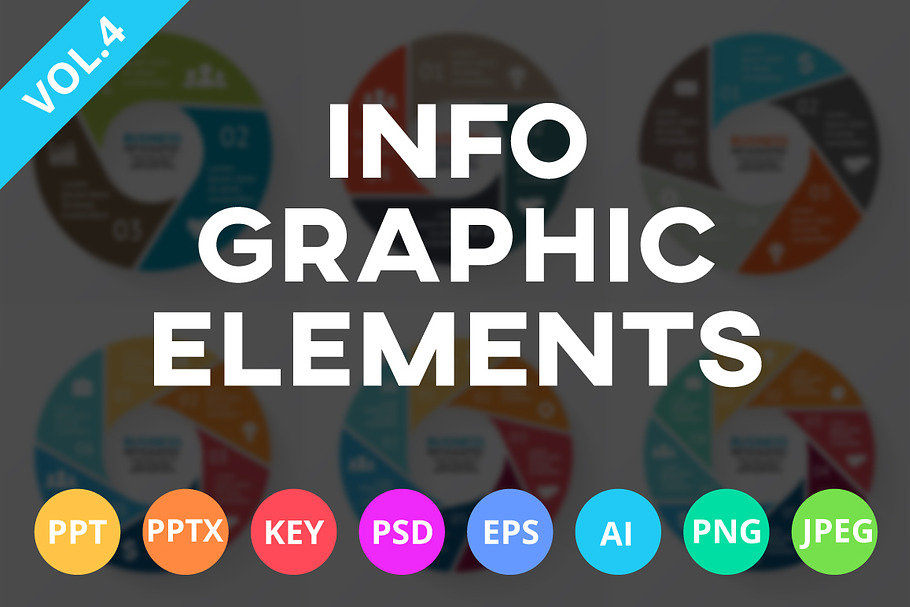 Infographic Elements Vol.4 in Keynote Templates - product preview 8