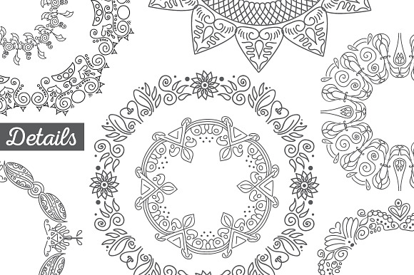 15 Vector Ornamental Mandalas in Illustrations - product preview 2