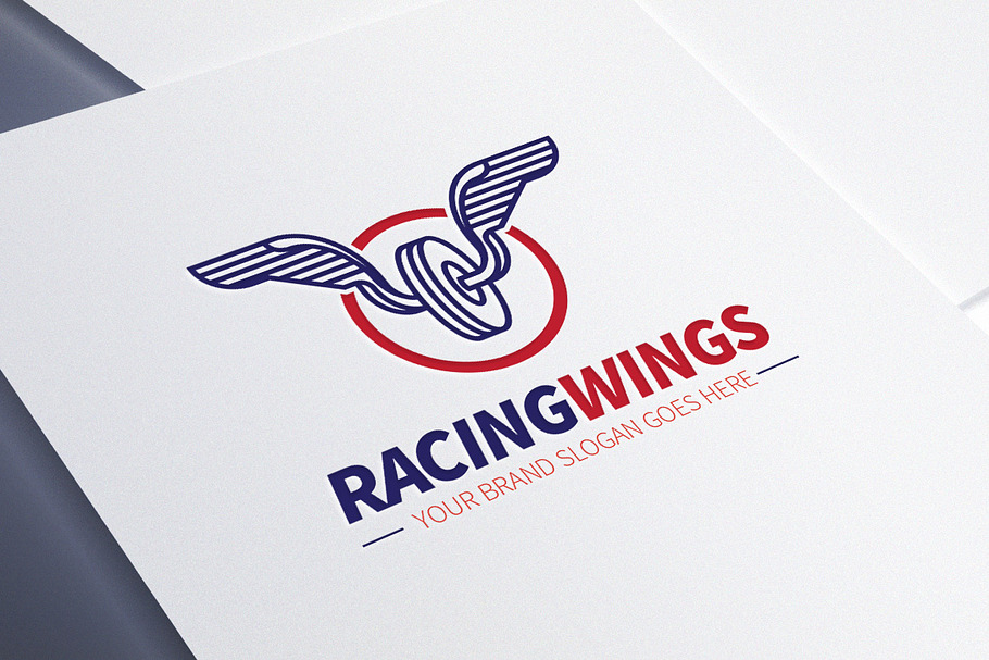 Racing Wings Logo in Logo Templates - product preview 8