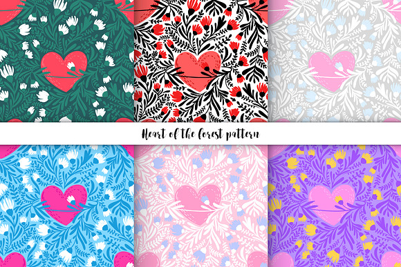 Heart of the forest pattern in Patterns - product preview 1